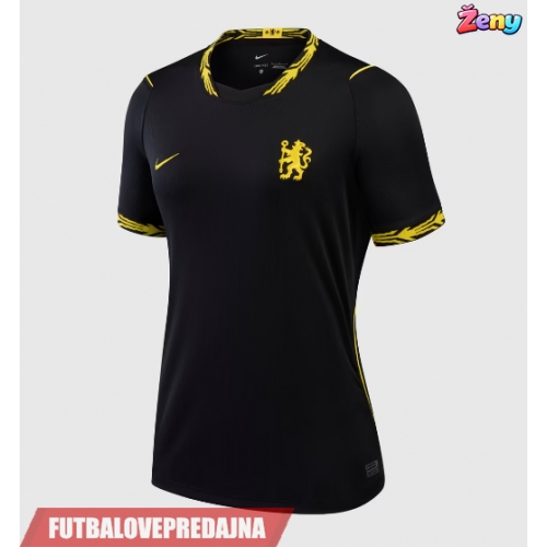 Lacne Ženy Futbalové dres Chelsea Valentin Barco #4 2026-27 Krátky Rukáv - Preč